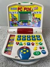 Vintage VTech Little Smart PC Fun Plus Computer 8 Fun Activities Tested/Works