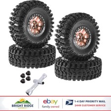 4pcs 2.2 Inch Rc Wheel Rims And Tires For Crawler Cars Durable High Grip