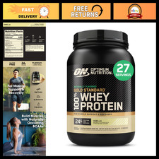 Premium Whey Protein Powder, Vanilla Flavor, 2 LB - Muscle Gain & Recovery
