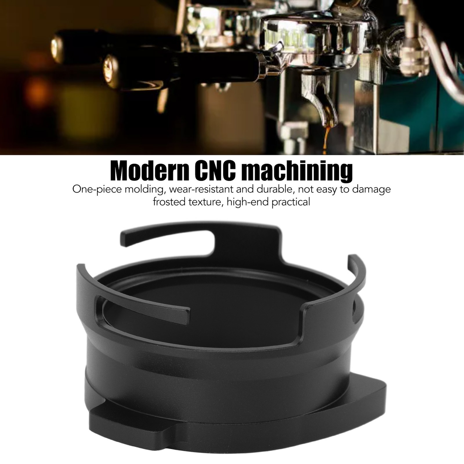 54mm Coffee Portafilter Dosing Funnel Aluminum Alloy Rotatable Dosing Funnel