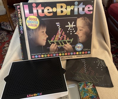 2019 Lite Brite Classic Basic Fun Licensed by Hasbro / One Template & Pegs