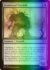 MTG Magic the Gathering Deadwood Treefolk (155/521) Dominaria Remastered NM FOIL