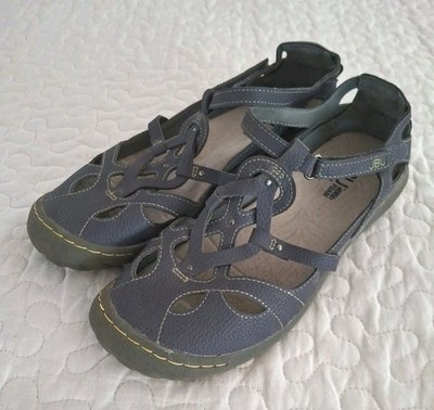Jambu Shoes Comfort 8 M Sandal Flat JBU Memory Casual Active Sydney Sport Blue 