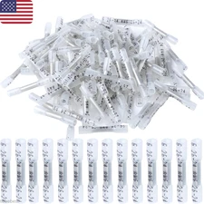 200/100PCS Waterproof 24-26AWG Wire Butt Connectors Heat Shrink Splice Terminals