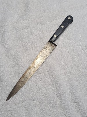 Sabatier Four Star Elephant 7.75 inch Stiff Carbon Steel Slicing/Carving Knife