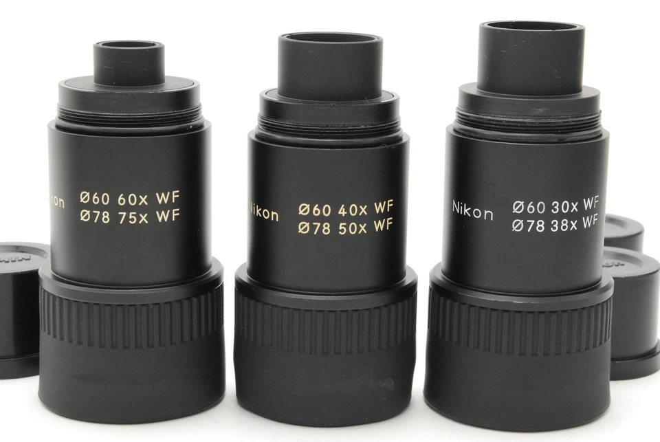3 Eyepiece【N MINT】 Nikon Fieldscope ED II D=60 30-38x 40-50x 60-75x From JAPAN - Image 4 of 4