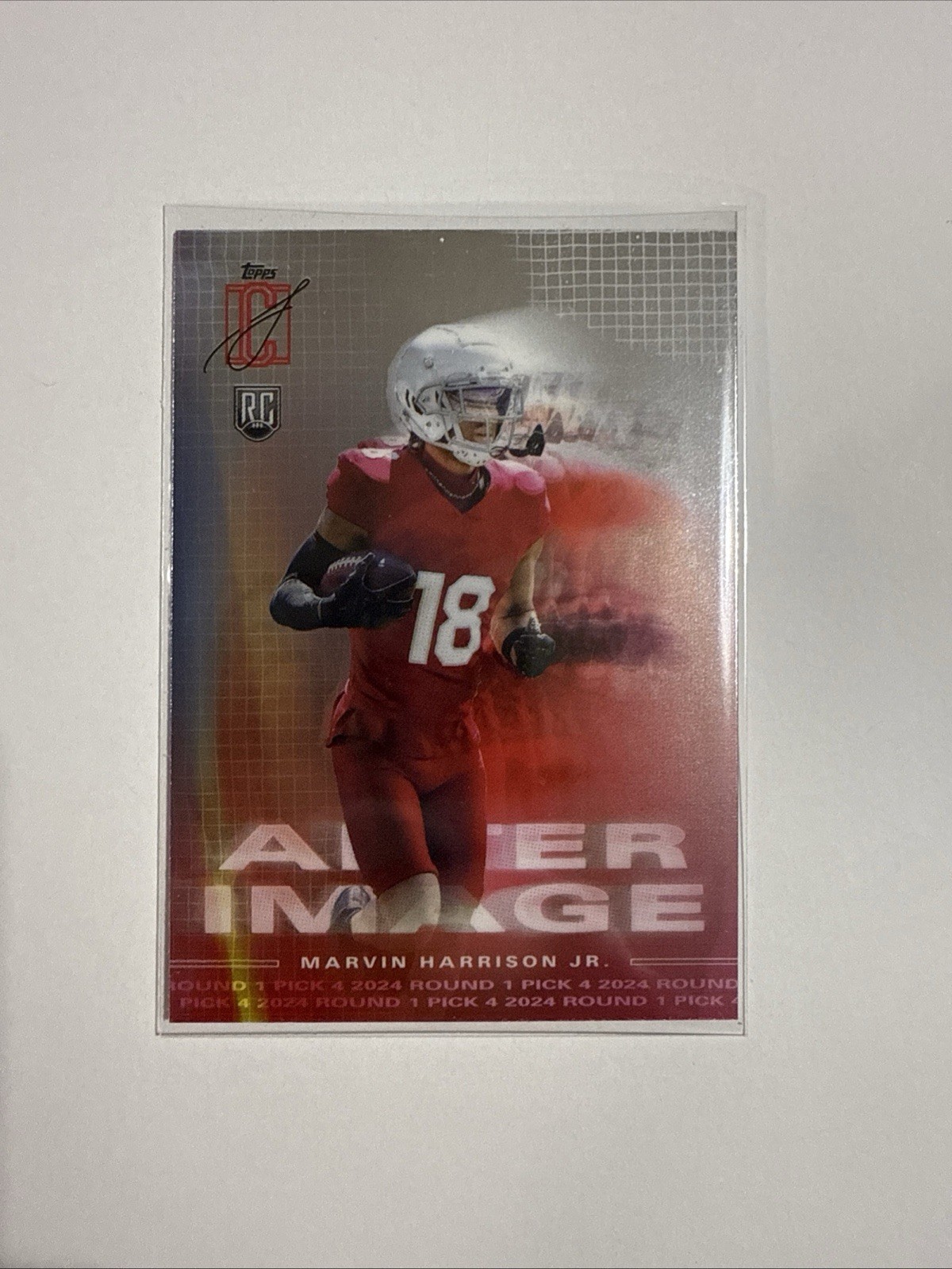 2024 Topps Signature Class Marvin Harrison Jr. After Image RC #AI-18 Cardinals