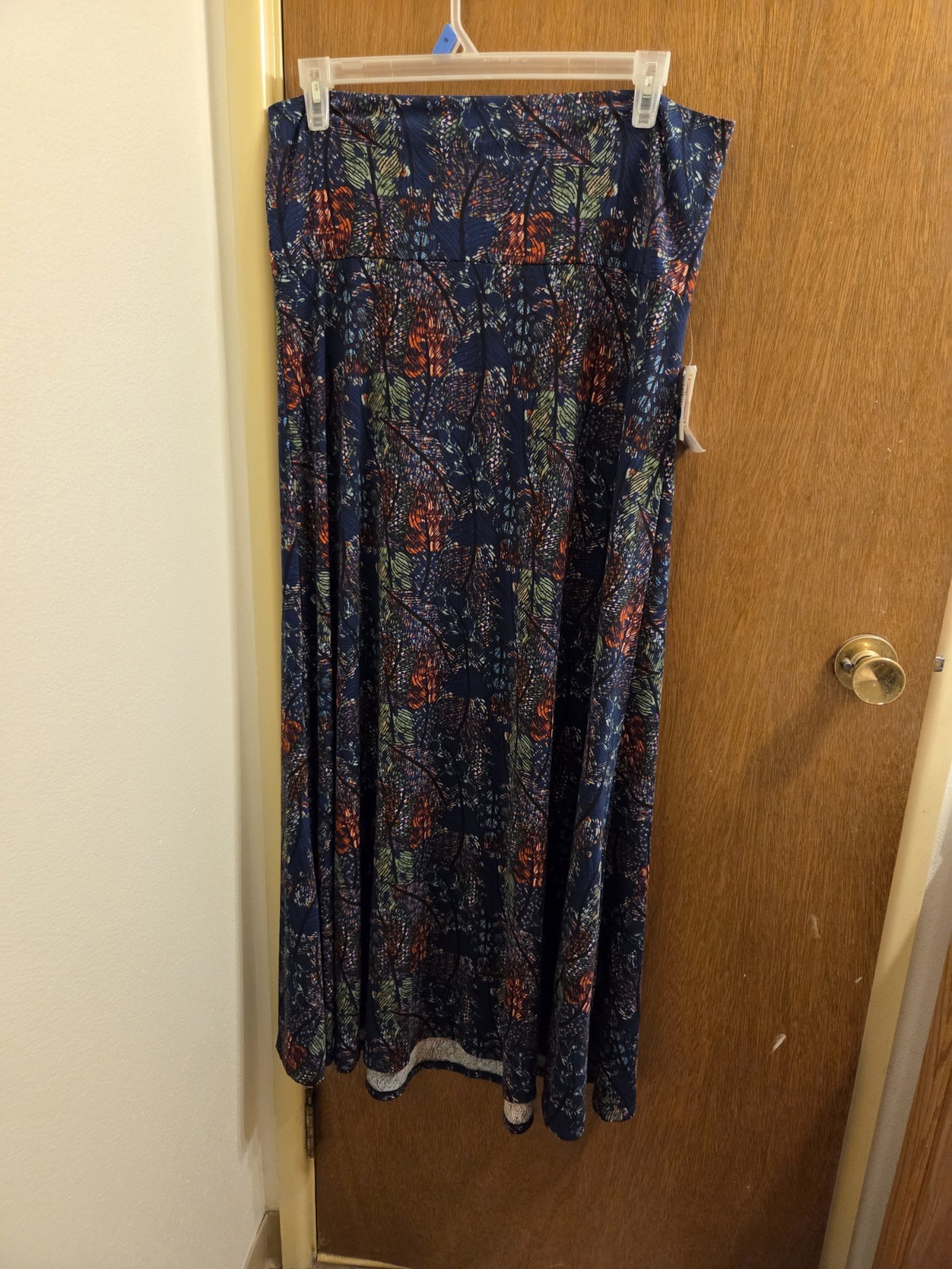 Lularoe Maxi Skirt Womens Plus Size 2xl colorful church Floral New Nwt Casual-image