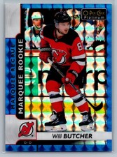 2017-18 O-Pee-Chee Platinum #175 Will Butcher New Jersey Royal-Blue-Cubes