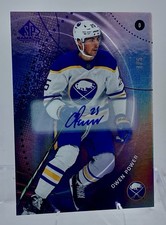 Owen Power 1/5 Purple Auto 2025-26 SP Game Used Sabres #46
