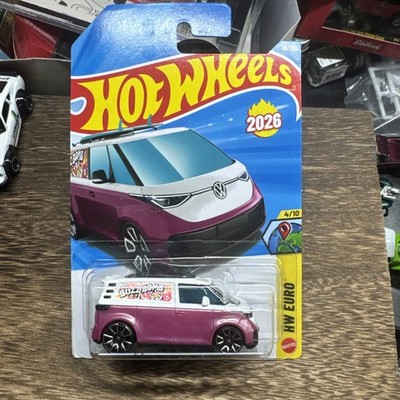 2026 Hot Wheels Purple VW ID Buzz Bomb HW Euro #86