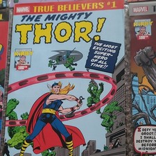 Marvel Comics True Believers Kirby 100th Mighty Thor Comic Book #1 Reprint Kirby