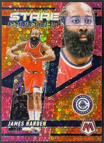 2024-25 Panini Mosaic Stare Masters Fast Break Pink James Harden /20