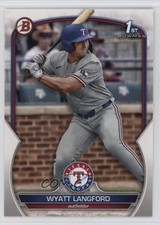 2023 Bowman Draft Wyatt Langford #BD-106 1k2s