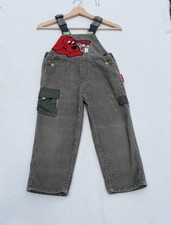 Vintage Kids Clifford The Big Red Dog Corduroy Overalls Olive Green Rare Size 4