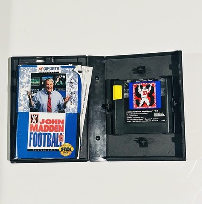 John Madden Football 93 Sega Genesis With Manuel Tested 