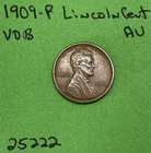 1909-P VDB Lincoln Cent / Penny 1c AU About Uncirculated