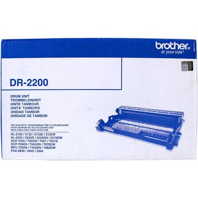 Brother DR-2000 - Unità Tamburo Originale Nero, 12000 Pagine