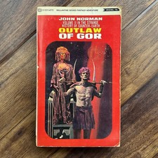 Outlaw of Gor - John Norman - 1970 Ballantine Paperback - Robert Foster Cover