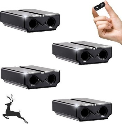 Deer Whistles for Car - Horn for Vehicles, Trunks, Motorcycl Color: Black 4psc