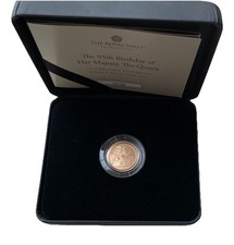 2021 ELIZABETH II GOLD SOVEREIGN RARE STRUCK ON THE DAY LOW MINTAGE