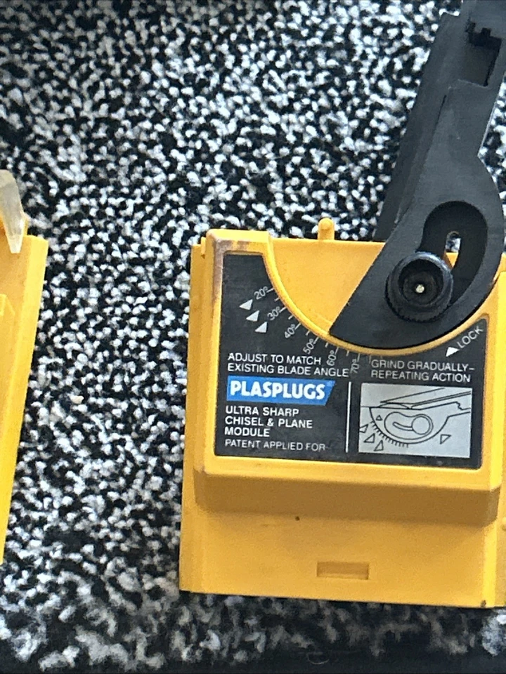 PLASPLUGS Drill Bit Sharpener w/ Assorted Guides - - Image 4 of 4