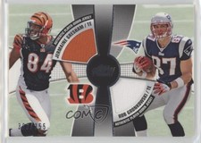 2010 Prime 2nd Quarter Combo Relics 323/355 Jermaine Gresham Rob Gronkowski 1a3
