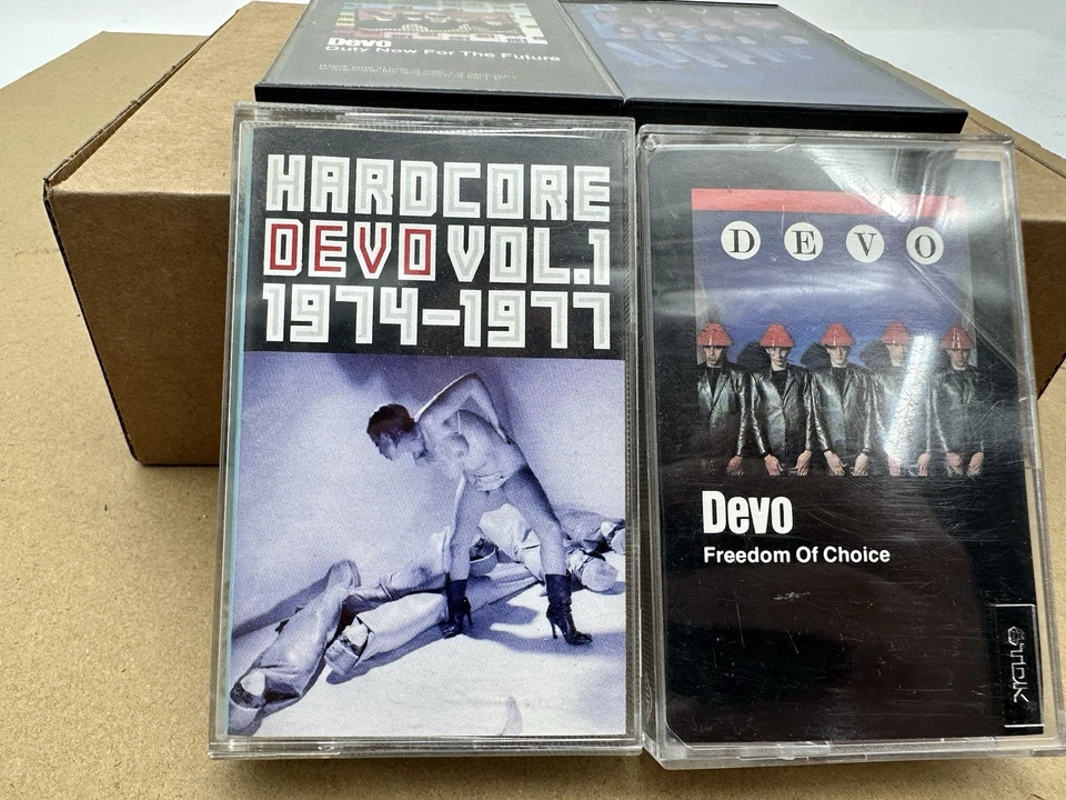 DEVO Cassette Tape Lot (4) – VG Condition – J-Cards New Wave Punk Rock Alt Music - Image 2 of 4