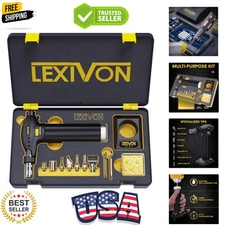 Butane Torch Multi-Function Kit |  Self-Igniting Soldering Station with Adjus...
