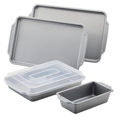 Farberware Nonstick Bakeware And On-the-Go Cake Pan 5-Piece Set |4542