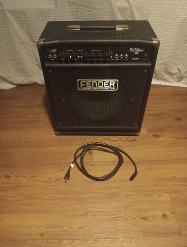 Fender Rumble 75w Bass Amplifier 1x12 Tested And Good Working Condition