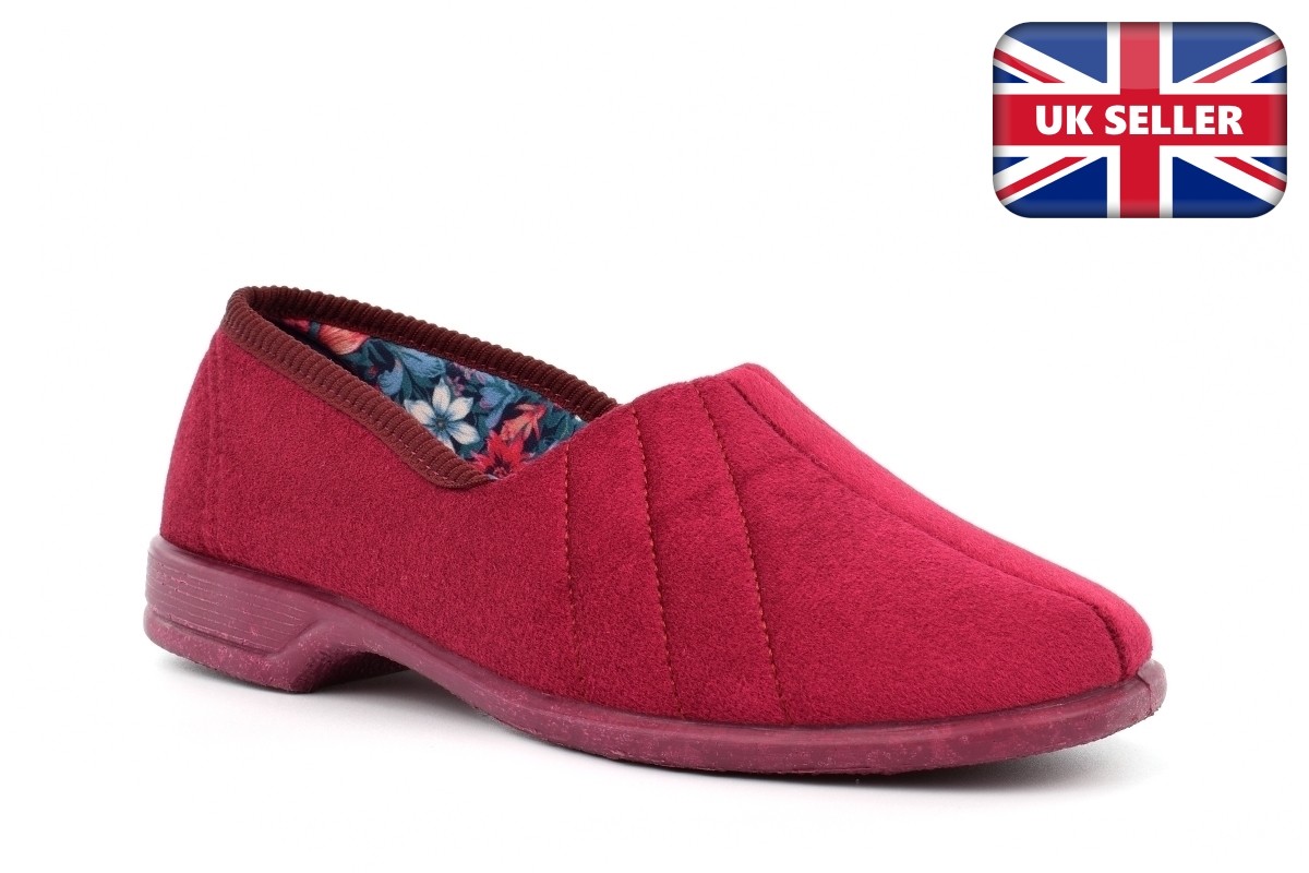 SAOLA Pantofole da donna ciabatte da donna ciabatte da donna suola in gomma pantofole rosse