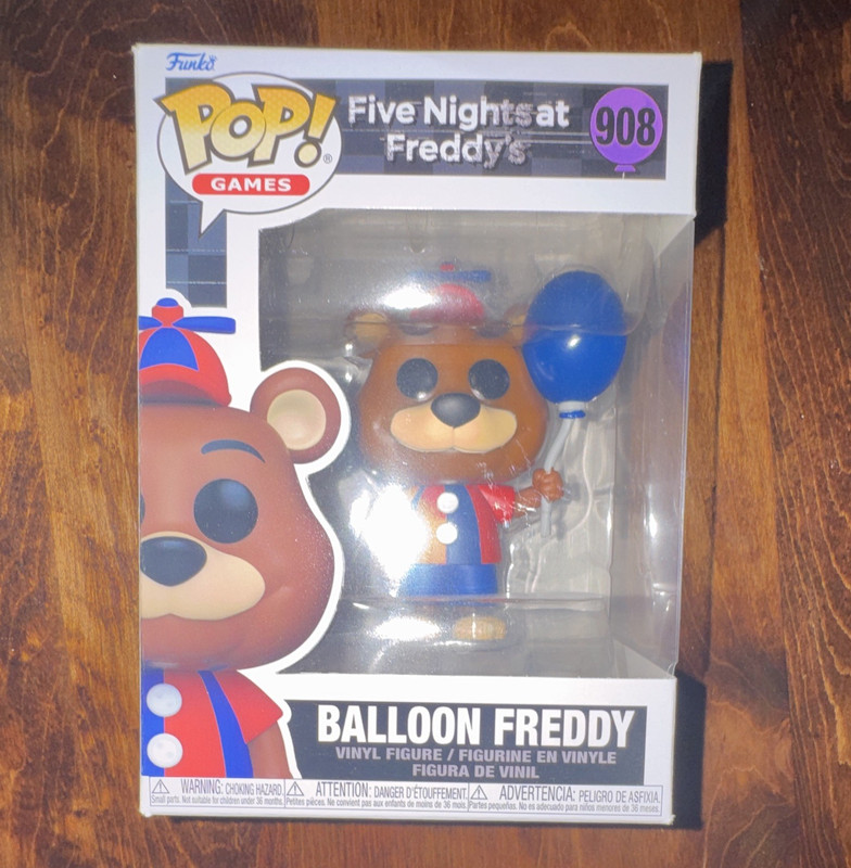 Funko Pop! Games Five Nights at Freddy's Balloon Freddy #908 Vinyl Figure Boxed