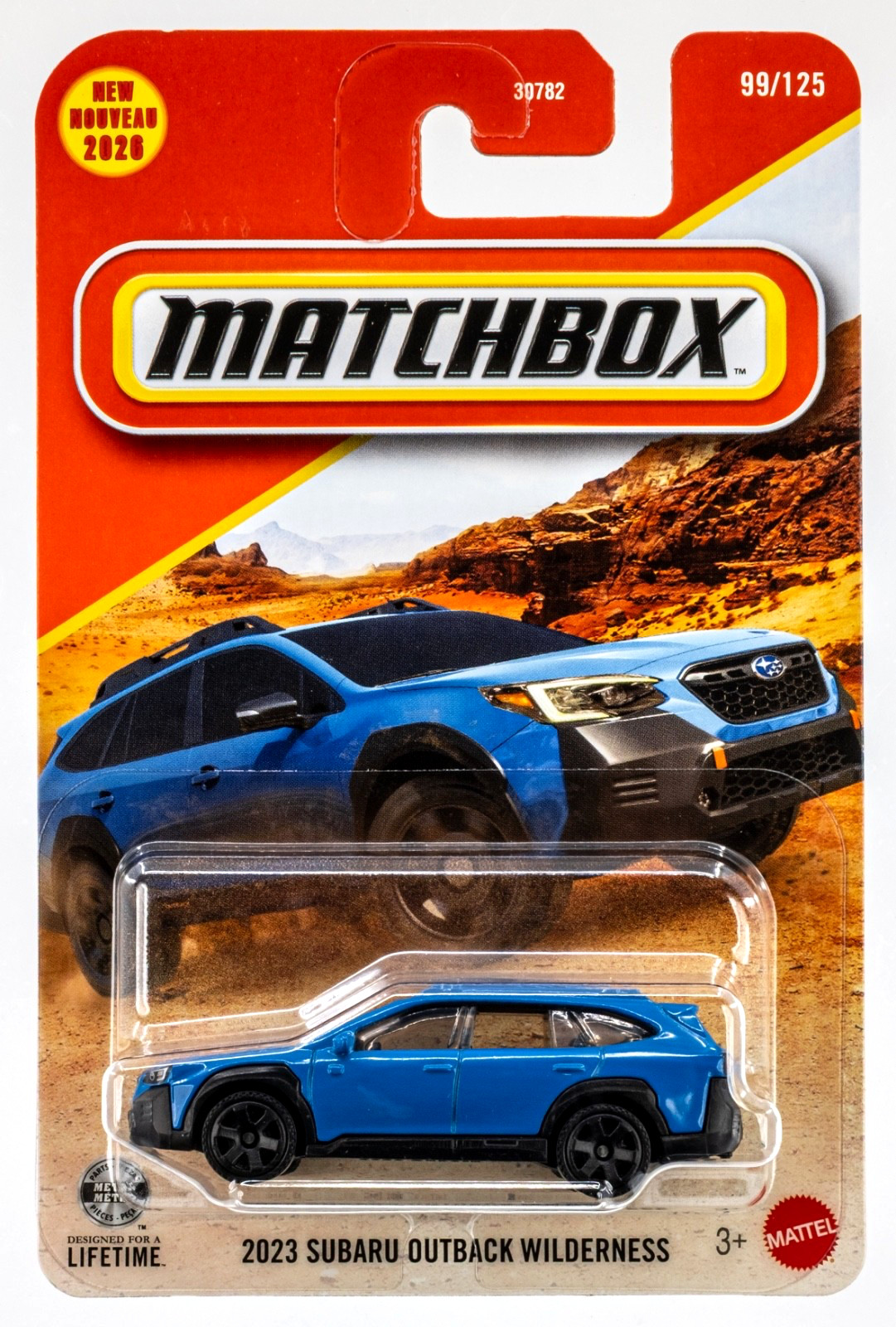 2026 Matchbox #99 2023 Subaru Outback Wilderness GEYSER BLUE | FSC