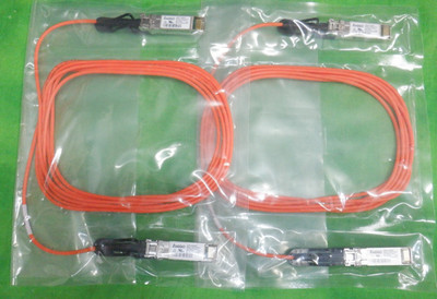 Avago AFBR-2CAR03Z  10G SFP+ Active Optical Fiber 850nm 3m Cable  NEW  LOT OF 2