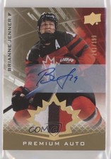 2021 Upper Deck Team Canada Juniors /199 Tier 1 Brianne Jenner Patch Auto 04f2