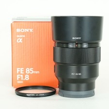 Excellent condition With filter SONY FE 85mm F1.8 SEL85F18 SONY E mount
