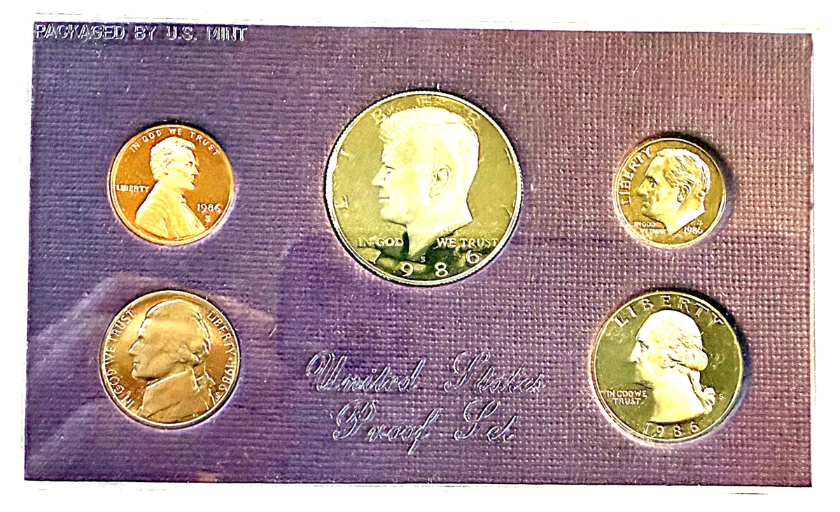 1986 US Coin Proof Sets for sale | eBay