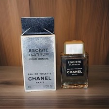 New Vintage Egoiste Platinum 4ml Eau De Toilette EDT boxed splash samples multi