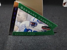 1998 Playoff Contenders Germane Crowell #33 Green Pennant Rookie Card. rookie card picture