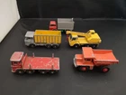MATCHBOX LESNEY LOT OF FIVE MODELS INC DUMP TRUCK --Y553