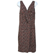 White House Black Market Red & Black Sleeveless Dress Size 10 Professional