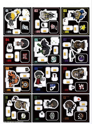 Limbus Company Acrylic Stand Vol.3 Complete Set of 12 From Japan