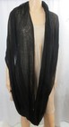 Nordstrom Black Infinity Scarf Lightweight 100% Cashmere Wrap Shawl O/S 40"x88" — photo 4