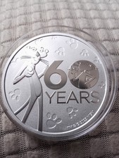 1oz silver coin Pink Panther 60th Anniversary, Queen Elizabeth 999 silver.