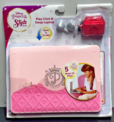 Disney Princess Play Click & Swap Laptop Interactive Learning Toy 2021 - New