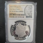 2023-S SAN FRANCISCO MORGAN SILVER DOLLAR NGC , PF 70 DCAM