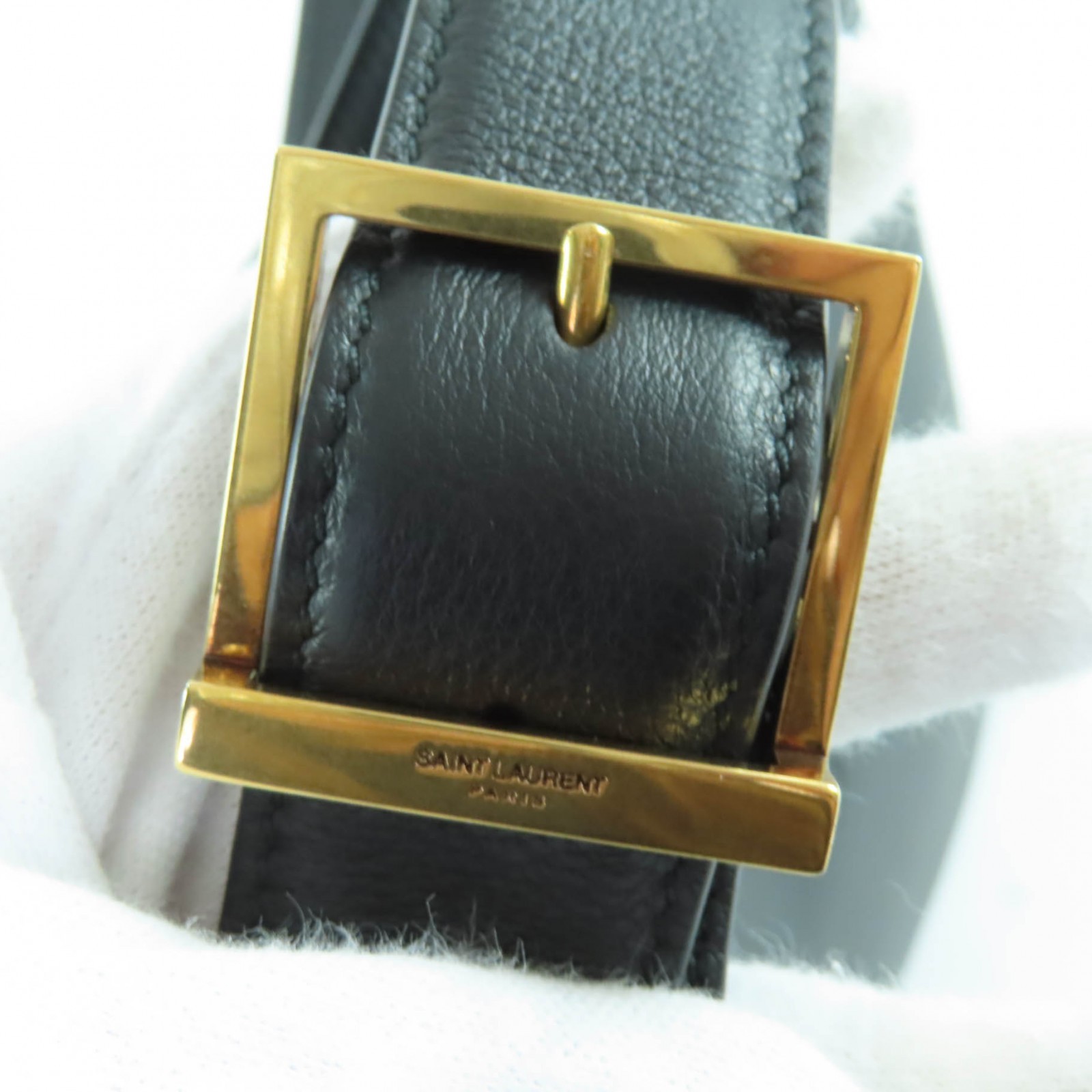 SAINT LAURENT PARIS Shoulder Bag LE 5 A 7 Soft Large black leather Women 753837 thumbnail 10