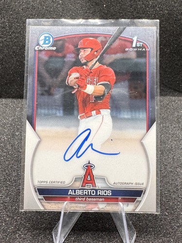 Alberto Rios 2023 Bowman Draft Chrome Prospect Auto #CDA-AR RC