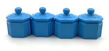 Playmobil 5300 Blue Kitchen Canisters Victorian Mansion Miniature Dollhouse L14